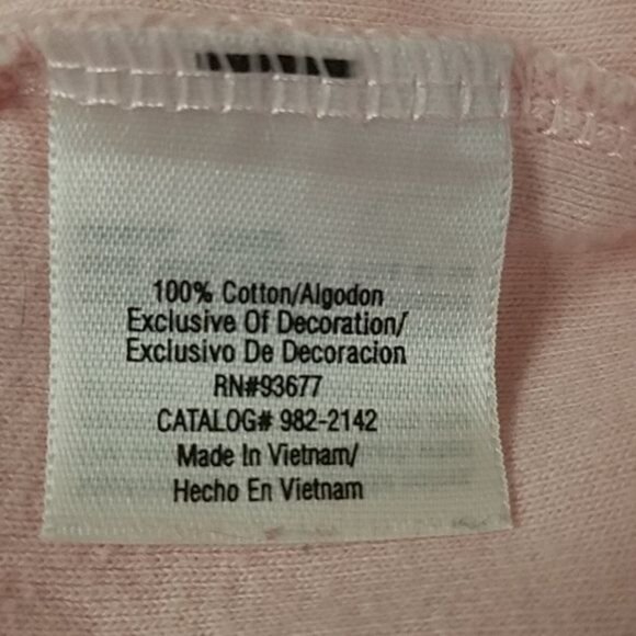 St John's Bay Pink Shirt Top Embellished Long Sleeve Women's WOMAN'S Extra Large - Picture 8 of 11